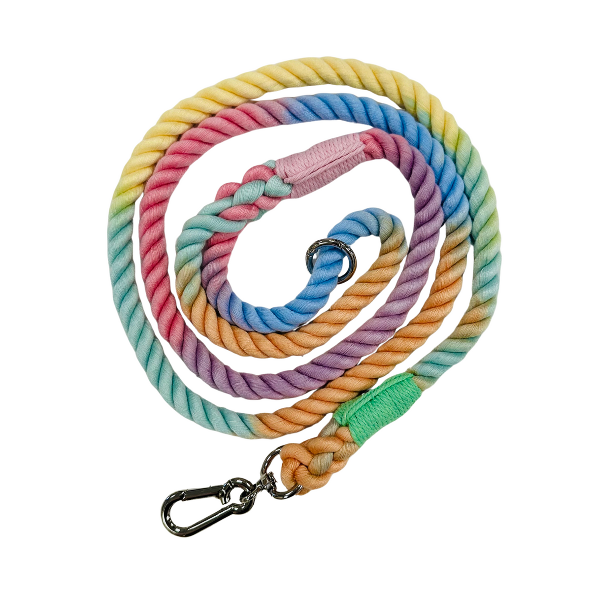 Rainbow rope leash hotsell