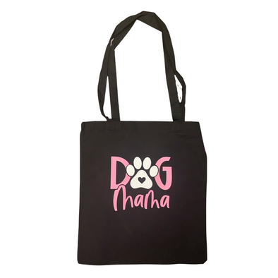 Dog Mama Black & Pink Tote