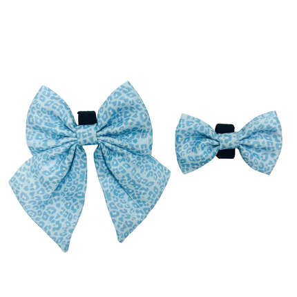 Sky Leopard Bow Tie