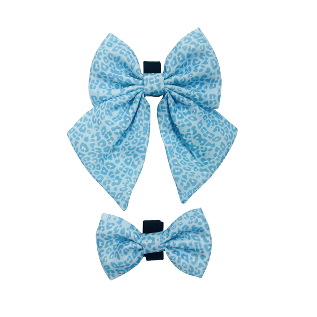 Sky Leopard Sailor Bow Tie
