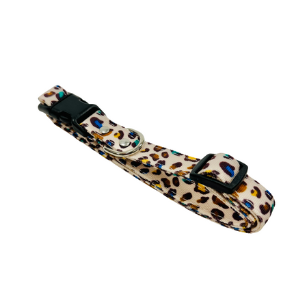 Animal Print Collar in Canvas