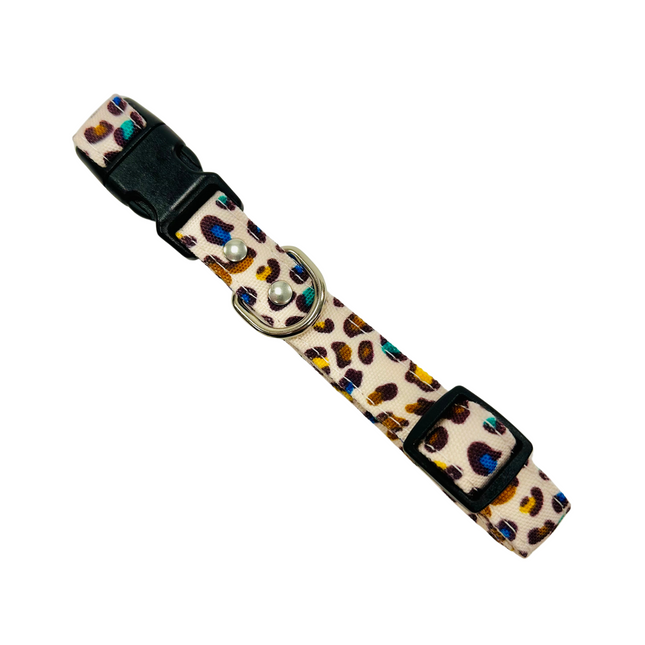 Animal Print Collar in Canvas
