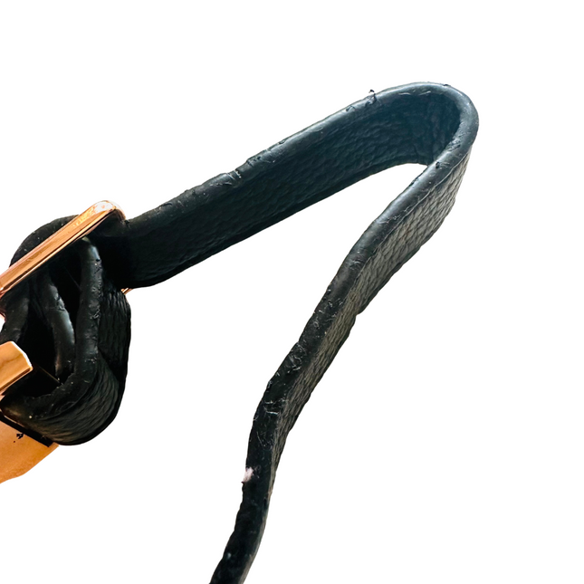 FINISHING ISSUES - Faux Leather Collar - Black
