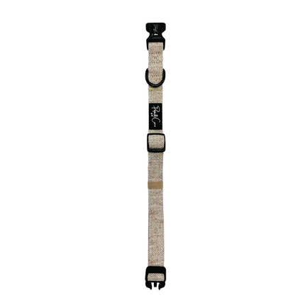 Luxury Tweed Collar in Oatmeal