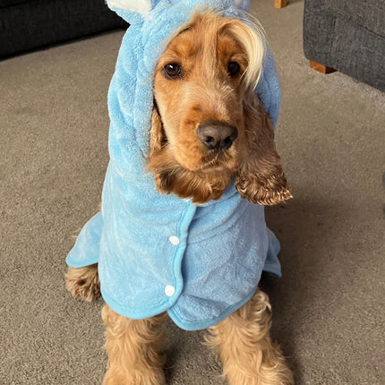 Blue Drying Robe