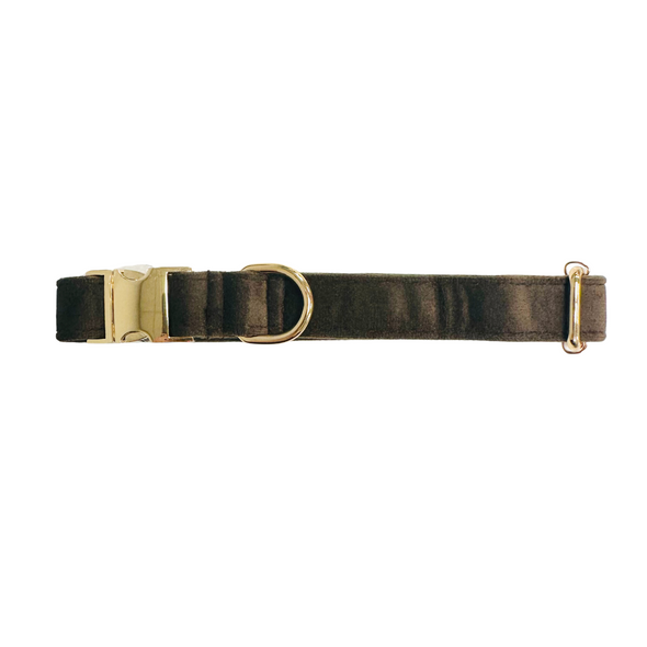 Velour Collar - Chocolate
