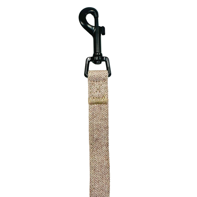 Luxury Tweed Lead in Oatmeal