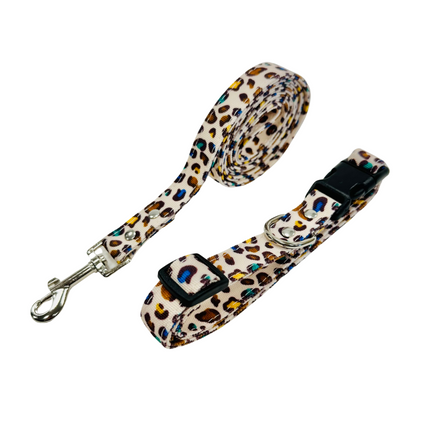 Animal Print Collar in Canvas