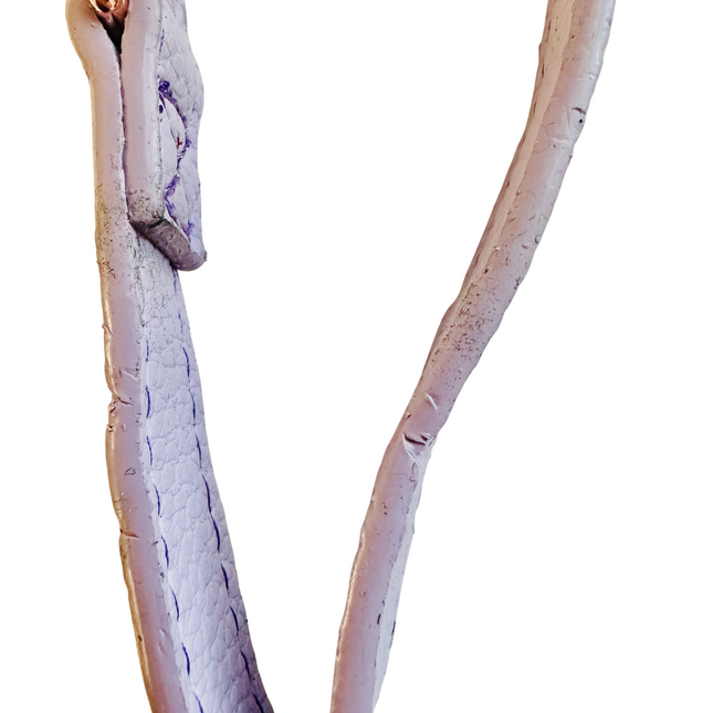 FINISHING ISSUES - Faux Leather Collar - Lilac