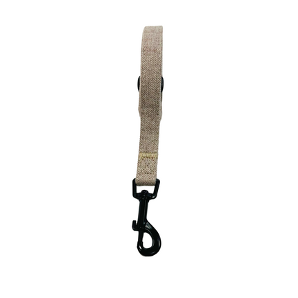 Luxury Tweed Lead in Oatmeal