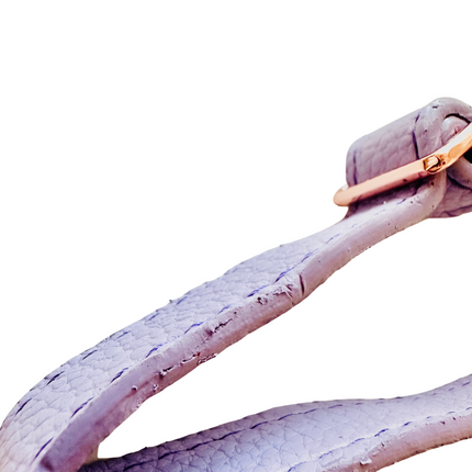 FINISHING ISSUES - Faux Leather Collar - Lilac