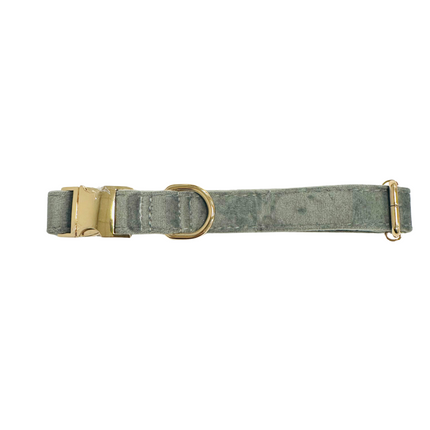 Velour Collar - Dove Grey