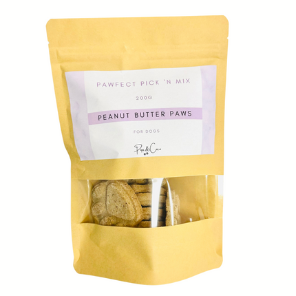 Pawfect Pick 'N Mix - Peanut Butter Paws - Available in 200g or 500g