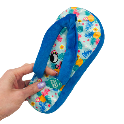 Soft Plush Squeaky Flip Flop Dog Toy