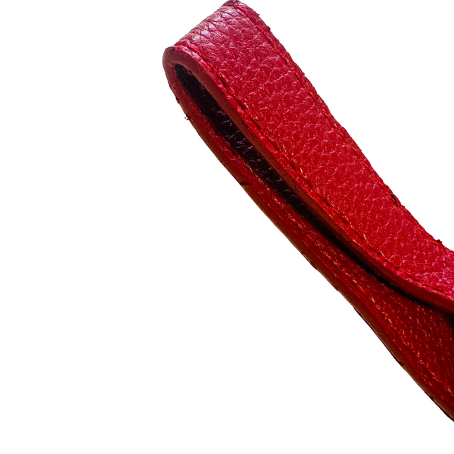 FINISHING ISSUES - Faux Leather Collar - Red