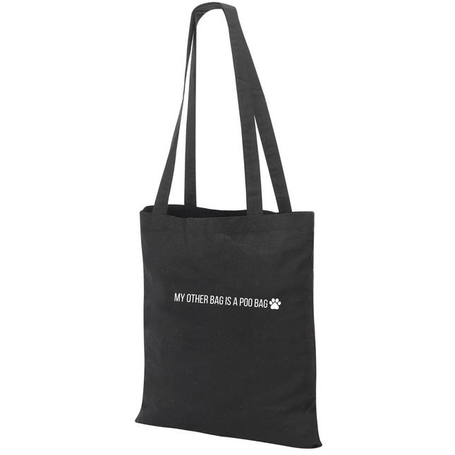 My Other Bag Is A Poo Bag Black Tote