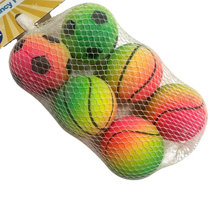 6 Pack Small Rubber Balls