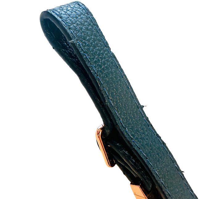 FINISHING ISSUES - Faux Leather Collar - Navy