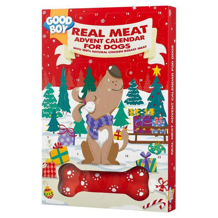 Good Boy Real Meat Advent Calendar For Dogs With Bone Toy