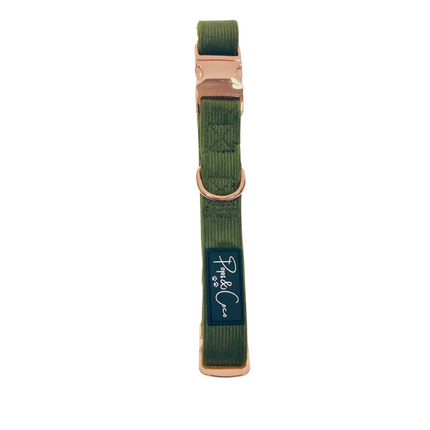Luxury Corduroy Collar in Green