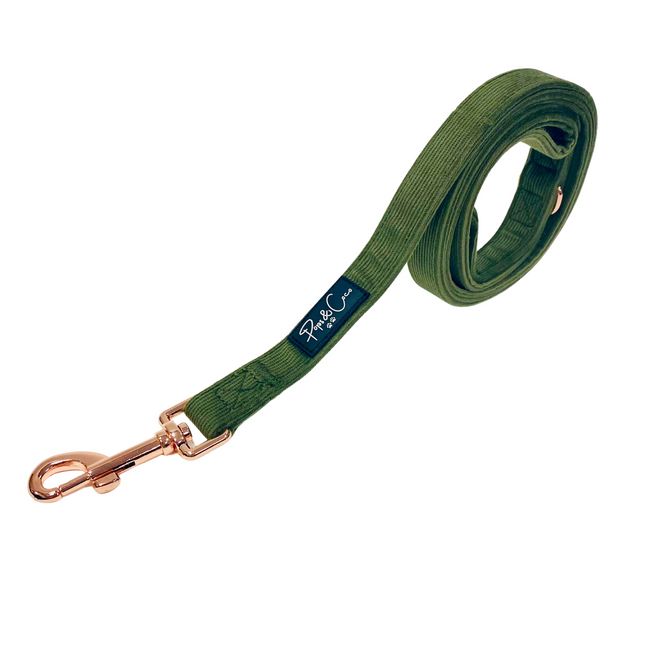 Luxury Corduroy Lead in Green