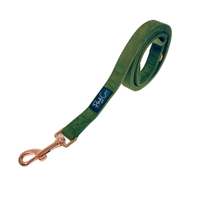 Luxury Corduroy Lead in Green