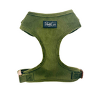 Luxury Corduroy Fully Adjustable Harness in Green