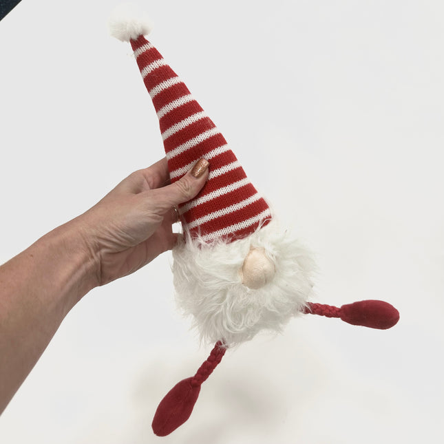 Christmas Gonk with Rope Legs Dog Toy