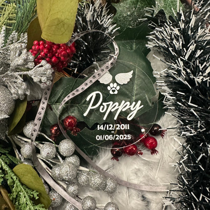 Personalised Memorial Bauble
