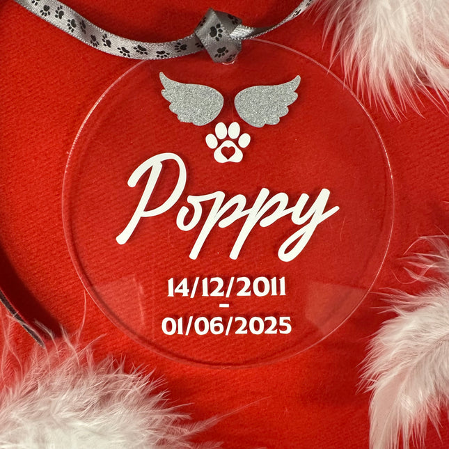 Personalised Memorial Bauble