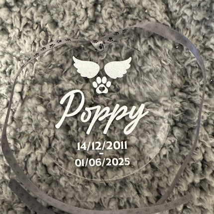 Personalised Memorial Bauble