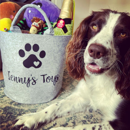 Personalised Felt Toy Basket