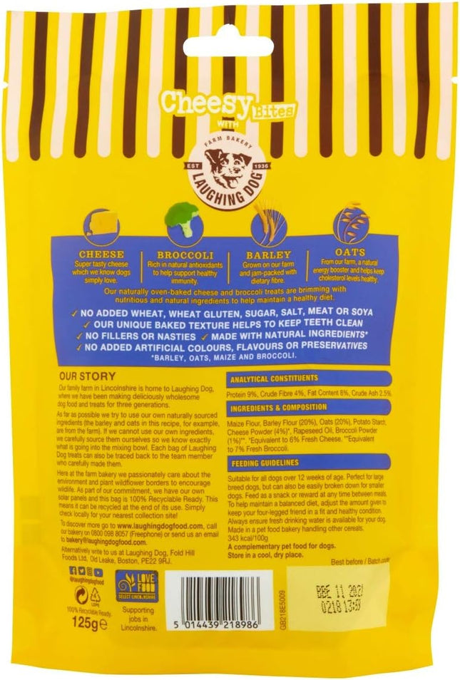Laughing Dog Cheesy Bites 125g