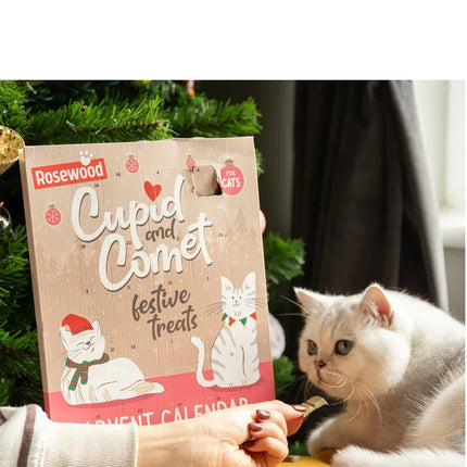 Rosewood Cupid & Comet Advent Calendar for Cats