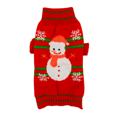 Red Snowman Jumper