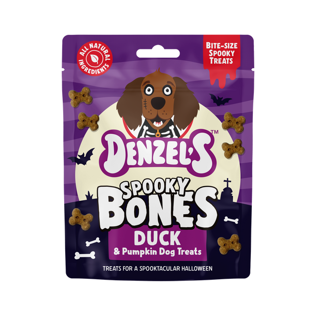 Denzel's Halloween Spooky Bones Duck & Pumpkin