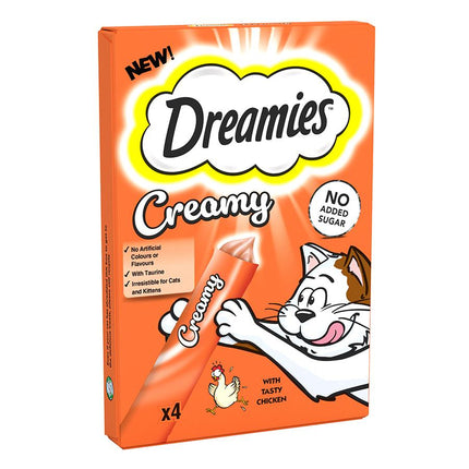 Dreamies Creamy Snack Chicken 4 x 10g