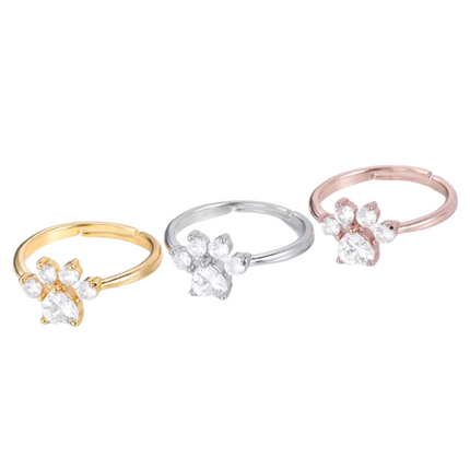 Paw Print Ring