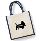 Navy / Basset Hound