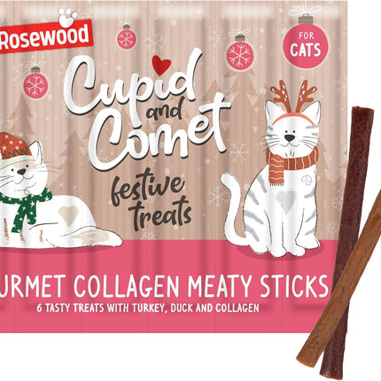Rosewood Cupid & Comet Festive Gourmet Collagen Meaty Sticks