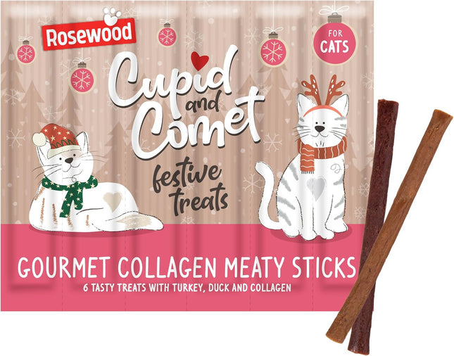 Rosewood Cupid & Comet Festive Gourmet Collagen Meaty Sticks