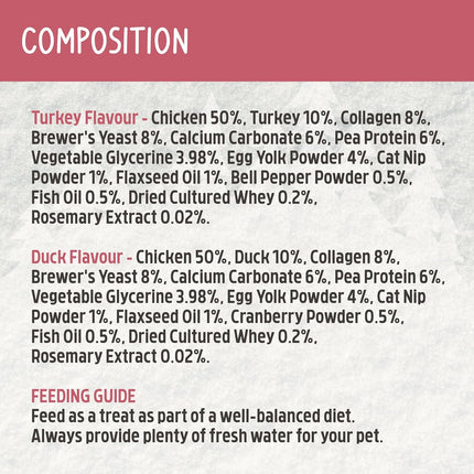 Rosewood Cupid & Comet Festive Gourmet Collagen Meaty Sticks