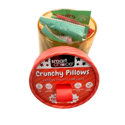 Crunchy Pillows Festive Treats for Cats