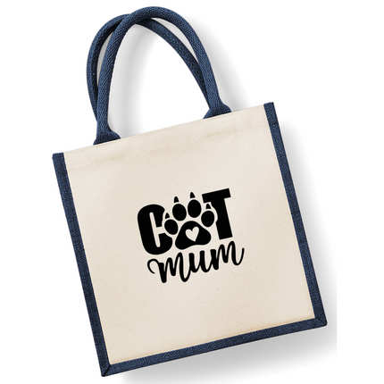 Dog Mum or Cat Mum Jute Bag