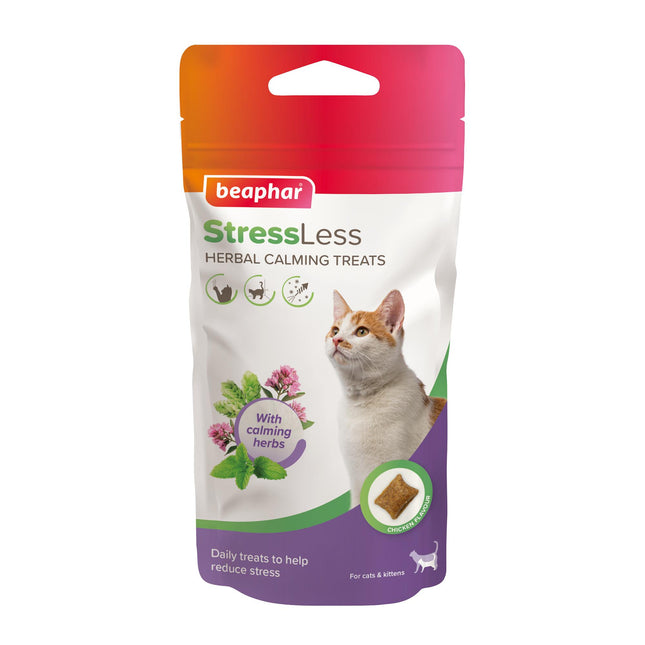 Beaphar StressLess Herbal Calming Cat Treats 35g