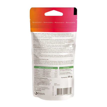 Beaphar StressLess Herbal Calming Cat Treats 35g
