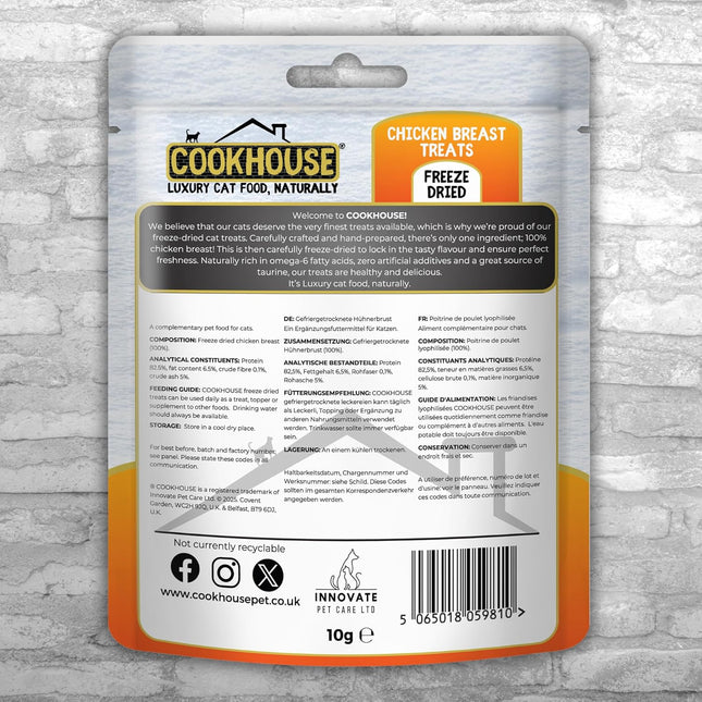 Cookhouse Freeze Dried Chicken Breast - 10g