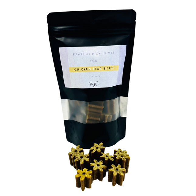 Grain Free Chicken Star Bites 125g