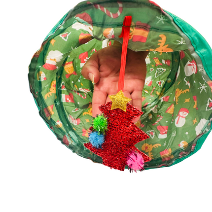 Festive Cat Toy Pack inc Tunnel