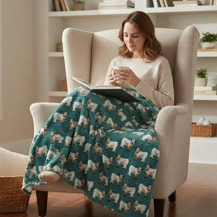 Highland Cow Fleece Blanket